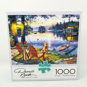 Buffalo Twilight's Calm 1000 PC Puzzle Bush